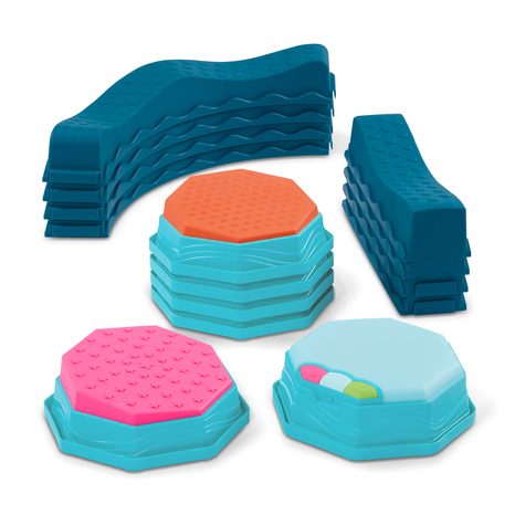 Překážková dráha se stupínky hudební Balance & Groove B-Toys - 2