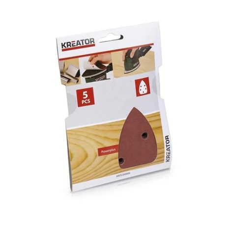 5x Brusný papír Kreator 140 x 140 x 80 mm A40 KRT220003 - 2