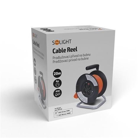 Prodlužovací kabel SOLIGHT buben 20 m, 3x1,5mm² PB09 - 6