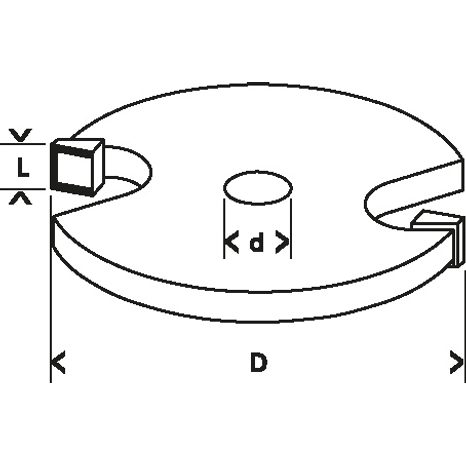Kotúčová fréza Bosch PRO D 6 2608628404 - 3