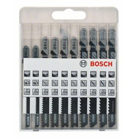 Sada pilových plátků Bosch pro kmitací pily Basic for Wood 2607010629 - 2