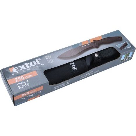 EXTOL PREMIUM 8855304 - nůž lovecký nerez, 290/170mm - 3