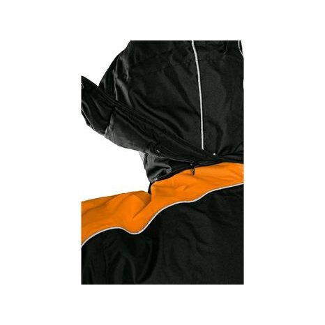 Pánská zateplená bunda CXS BRIGHTON, černo-oranžová - 3