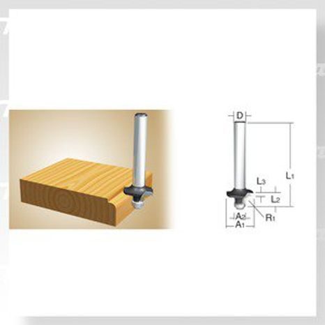 Fréza na zaoblené hrany Makita D-09422 - 2