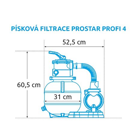 Piesková filtrácia Marimex ProStar Profi 4 10600022 - 2