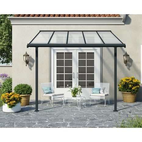 Hliníková pergola Palram Sierra 3000 antracit 3 x 3 - 5