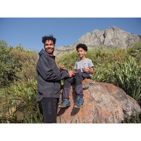 Dětské kalhoty s laclem STIHL, vel. 122-128 - 6