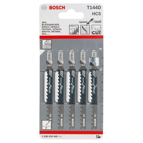 Pilový plátek Bosch Speed for Wood T144 D 5 ks 2608630040