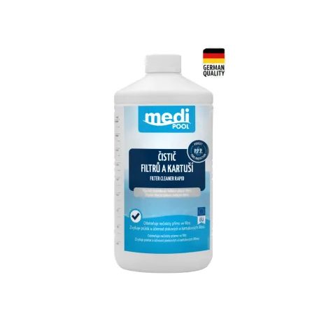 Rapid - čistič filtrů a kartuší mediPOOL 1,0 l - 2