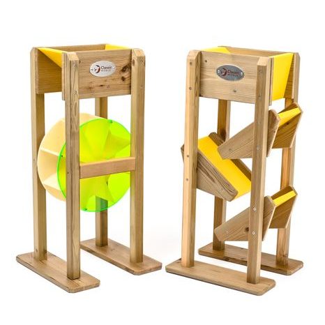 Dřevěná skluzavka na písek žlutá Classic World - 8