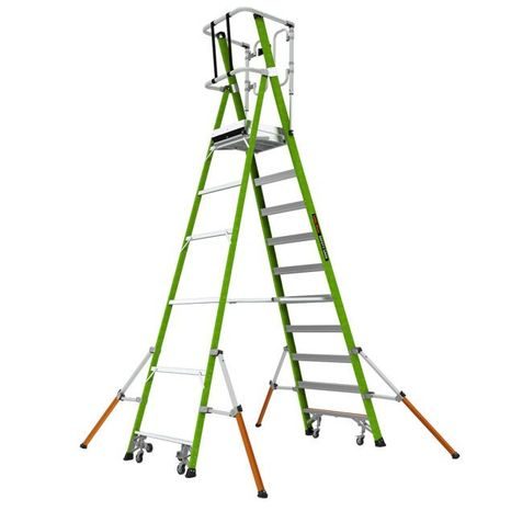 Bezpečnostní skládací žebřík LittleGiant Safety Cage 2.0 M10 19710EN - 2