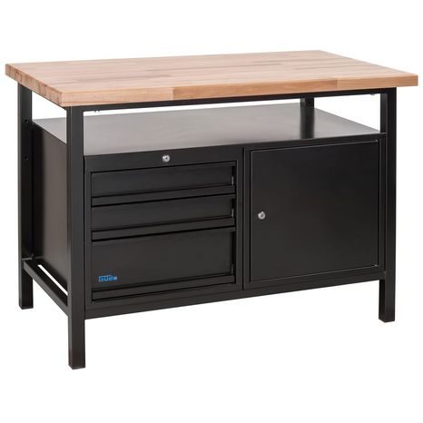 Dílenský stůl GÜDE Black Line P 1200 SLT 40838