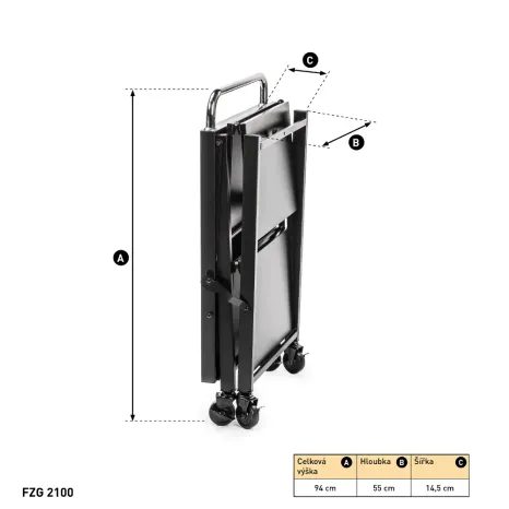 Grilovací stolek skládací FIELDMANN FZG 2100 - 4