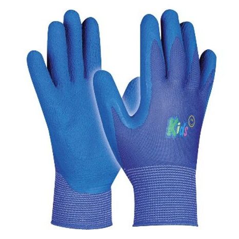 Dětské pracovní rukavice KIDS BLUE velikost 5 - blistr 