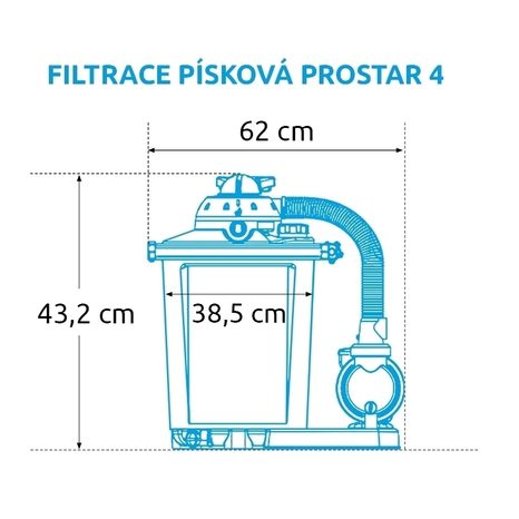 Piesková filtrácia Marimex ProStar 4 10600003 - 4