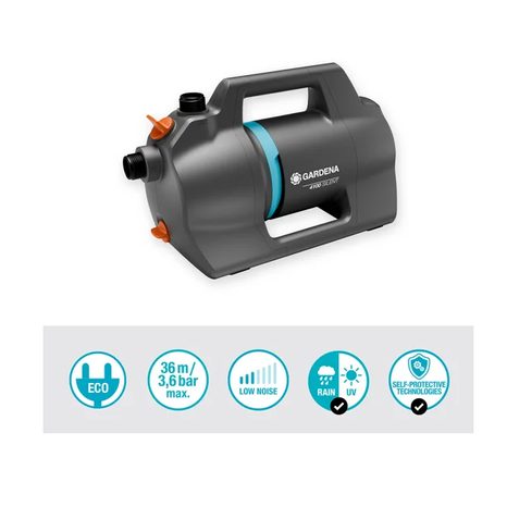 Elektrické povrchové čerpadlo Gardena 4100 Silent sada 9051-20 - 2