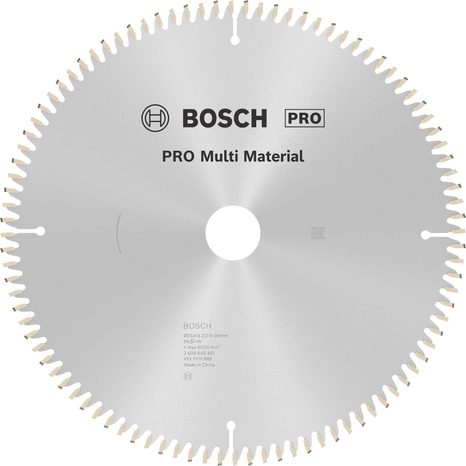 Pilový kotouč Bosch PRO MultiMaterial 254 mm 96T 2608640451