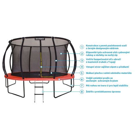 Trampolína Marimex Premium 457 cm 2020 19000088 - 3