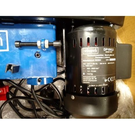 Použito - Elektrická stojanová vrtačka Scheppach DP 16 VLS - 8