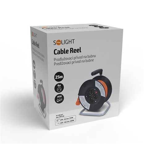 Prodlužovací kabel SOLIGHT buben 25 m, 3x1,5mm² PB03 - 5