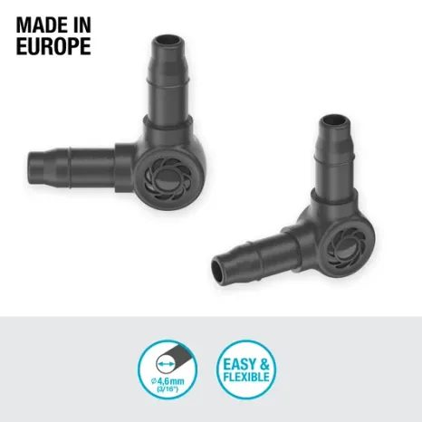 L-kus Gardena Micro-Drip 4,6 mm (3/16") 13212-20 - 3