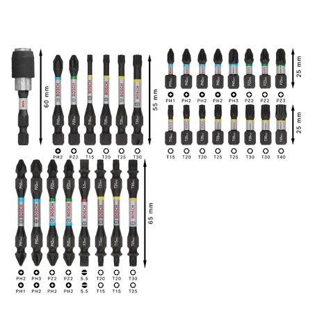 Sada šroubovacích bitů Bosch PRO Impact 31 ks 2608521U71 - 3