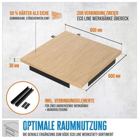 Sada děrovaných panelů GÜDE GL 600E 40466 - 4