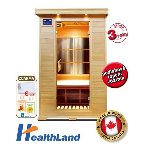 Infrasauna HEALTHLAND DeLuxe 2002 Carbon