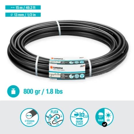 Pokládací trubka Gardena Micro-Drip Flex 13 mm (1/2") 15 m 1346-20 - 3