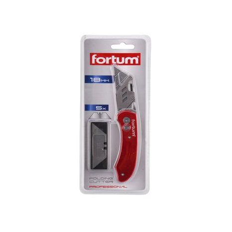 FORTUM 4780030 - nůž zavírací s výměnným břitem, 19mm - 2
