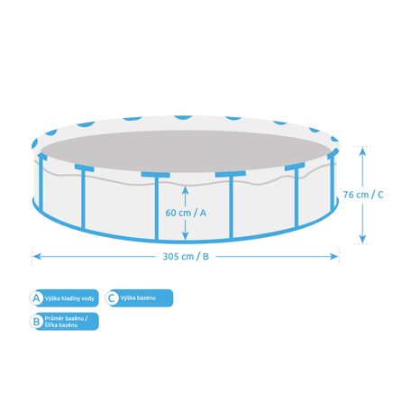 Bazén Florida Marimex 3,05 x 0,76 m bez přísl. 10340272 - 3