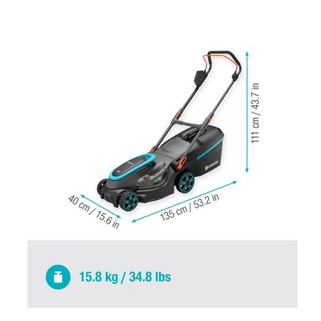Aku sekačka Gardena PowerMax 37/36V P4A sada - 4