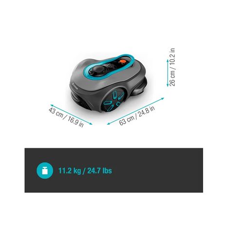 Robotická sekačka Gardena Smart SILENO free 1500 m² - 6