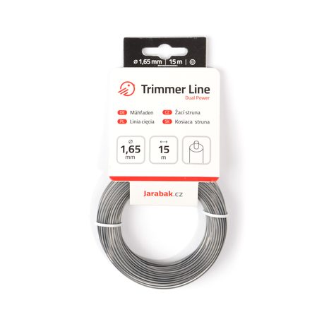 Žací struna Jarabák Dual Power kulatá 1,65 mm x 15 m