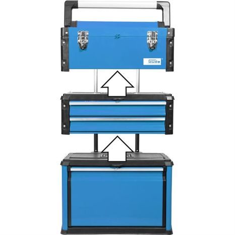 Pojízdný rozkládací box na nářadí GÜDE GWZT 2/1 39129 - 2