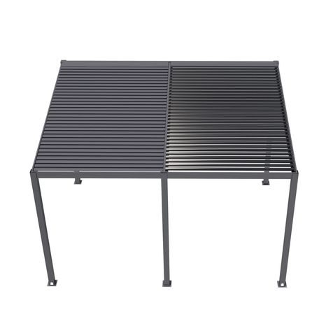 Bioklimatická pergola Riwall PRO RMBP 13 x 10 antracit 4x3m - 6