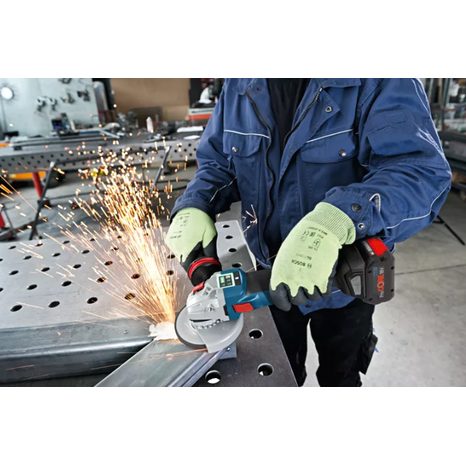 Aku úhlová bruska 150mm Bosch GWS 18V-10SC 06019G350B - 4