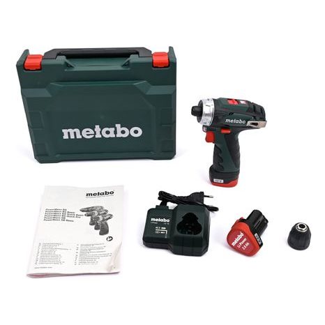 Aku vrtací šroubovák Metabo PowerMaxx BS Basic (sada) - 10