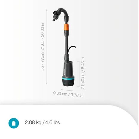 Aku čerpadlo do sudu Gardena 2400 ComfortAutomatic 18V P4A solo 14605-55 - 2