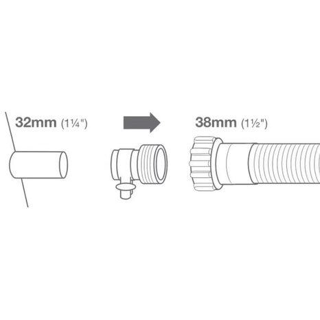Adaptér B na prepojenie bazénov Intex (2 ks) - 29061 - 10624281 - 4
