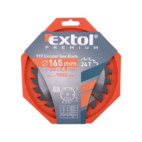 Pilový kotouč EXTOL PREMIUM 165 mm 24T 8803217 - 2