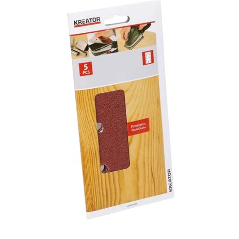 5x Brusný papír Kreator 90 x 185 mm G40 KRT200503 - 2