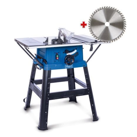 Elektrická stolní pila Scheppach HS 254 + kotouč pro jemné řezy