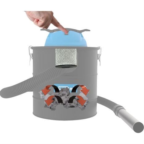 Elektrický vysavač popela Güde GA 18-1200,1 R - 6