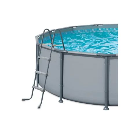 Bazénové schodíky CF 0,91 m sivé - 3