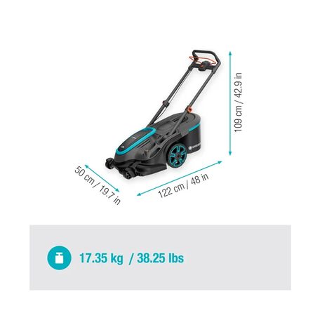 Aku sekačka na trávu Gardena PowerMax Duo 46/36V 14646-65 - 5