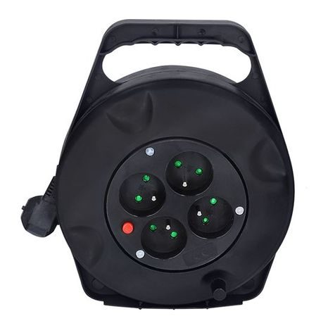 Prodlužovací kabel SOLIGHT buben 10 m, 3x1,5mm² 4x zásuvka PB21 - 4