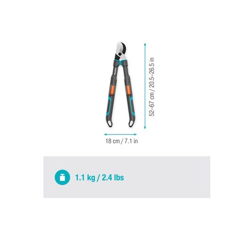 Pákové teleskopické zahradní nůžky Gardena TeleCut Pro S 12040-88 - 2