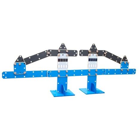 Dřevěná modrá stavební sada Classic World - 3