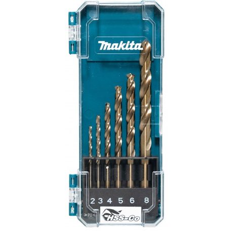 Sada vrtáků do kovu Makita HSS-Co 6 ks D-75758